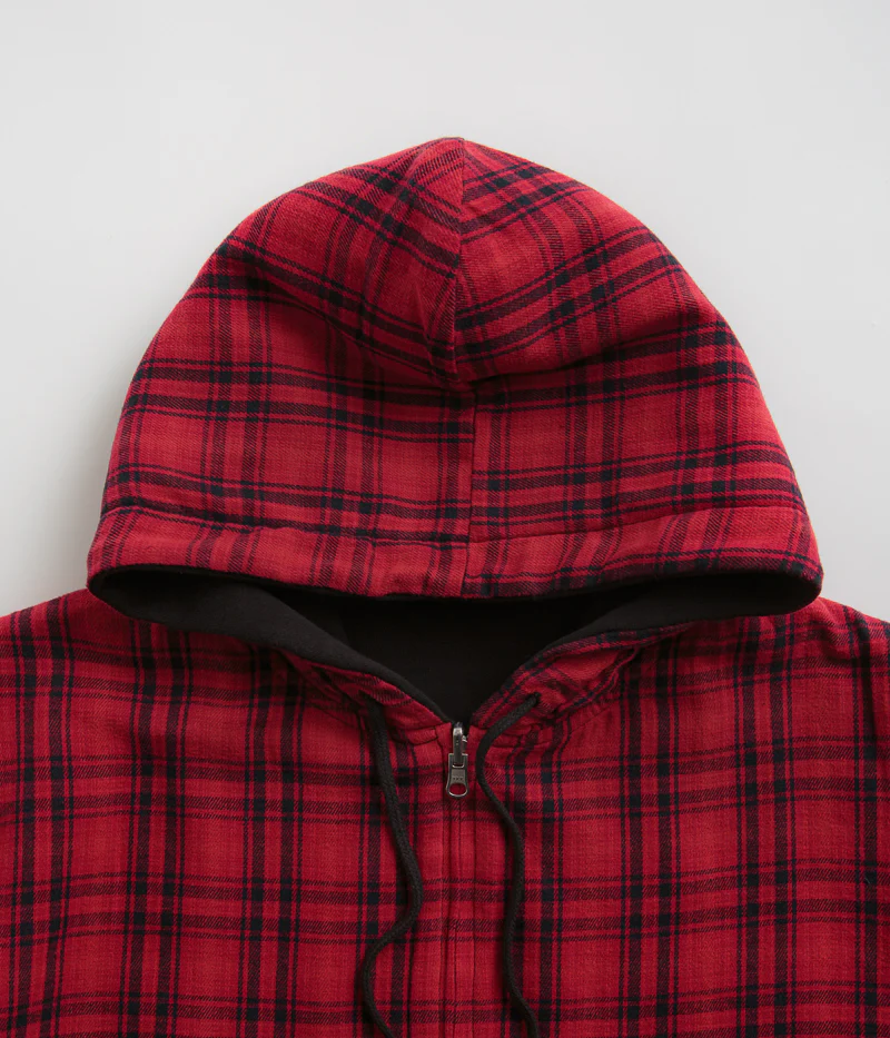 Yardsale Reversible Flannel Hoodie - Black - Image 5