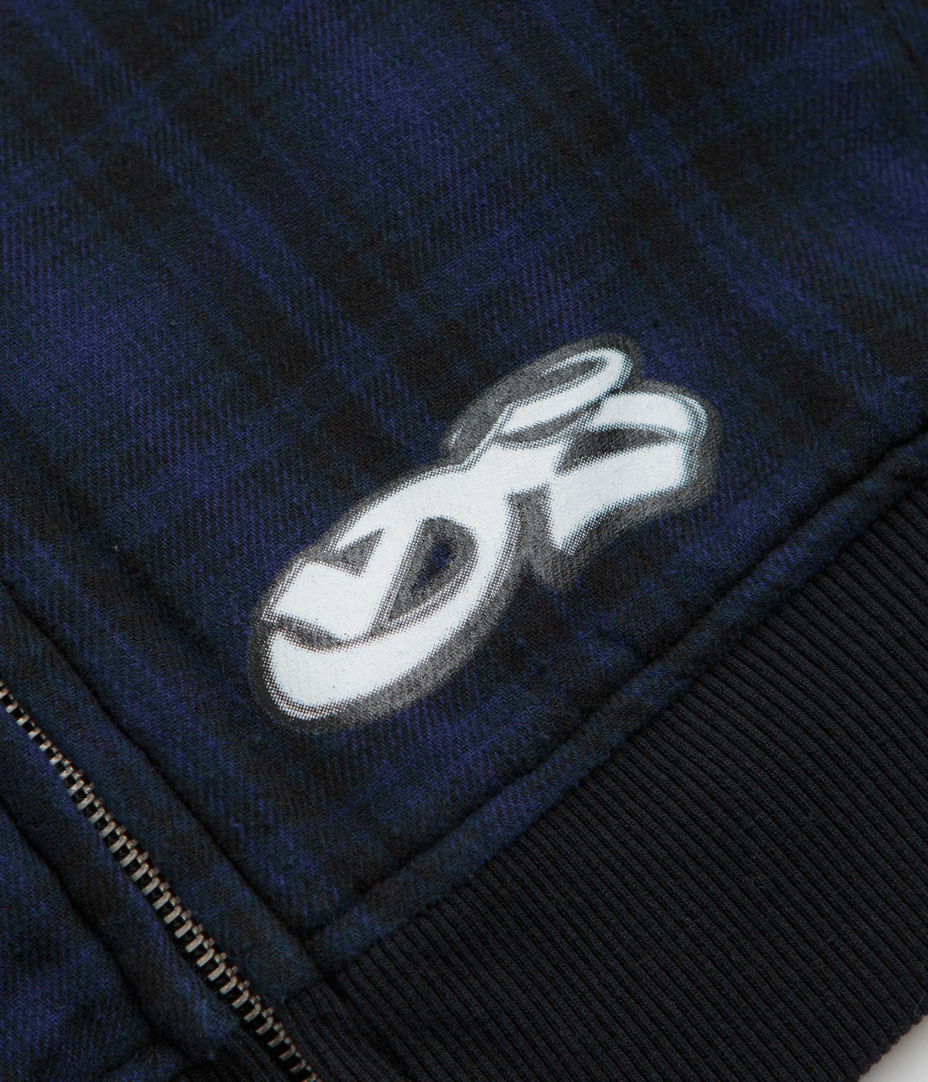 Yardsale Reversible Hoodie - Black / Indigo - Image 5