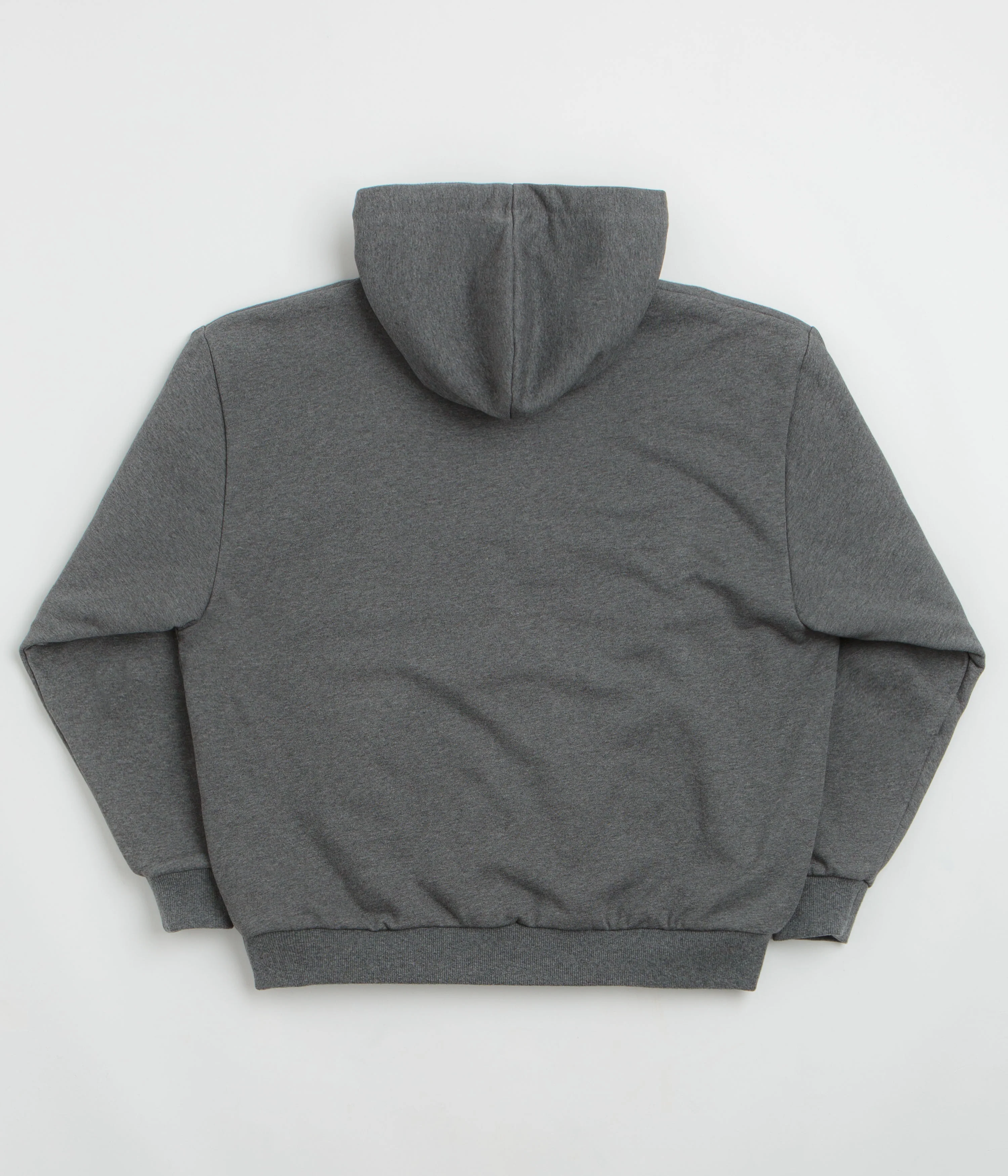 Yardsale Reversible Thermal Full Zip Hoodie - Black / Charcoal - Image 5