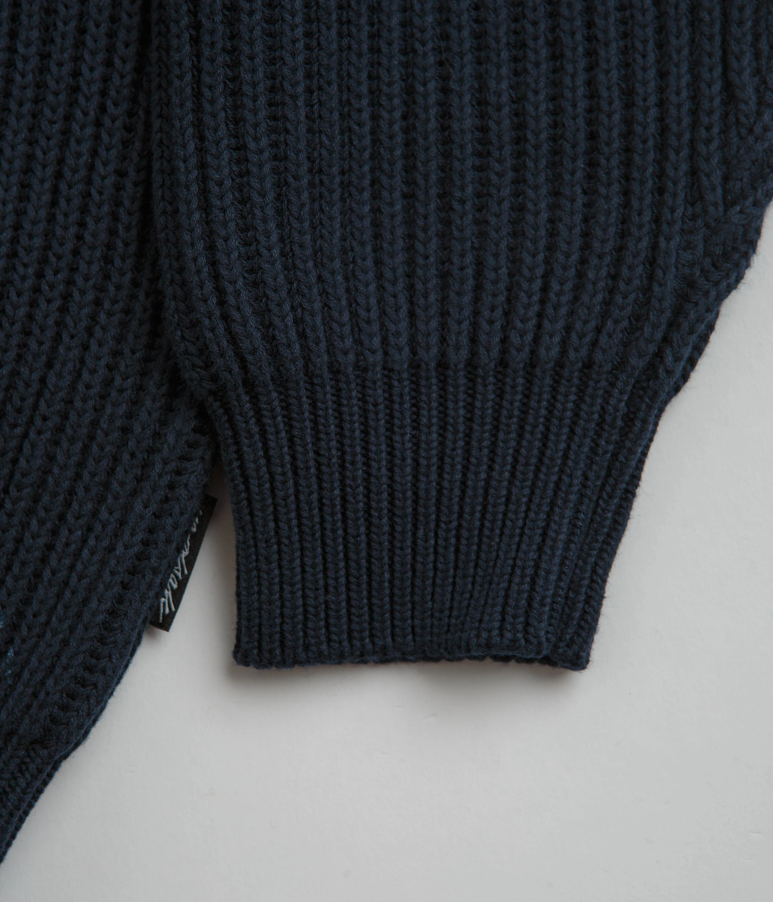 Yardsale Ripper Knit Zip Sweatshirt - Navy - Image 6