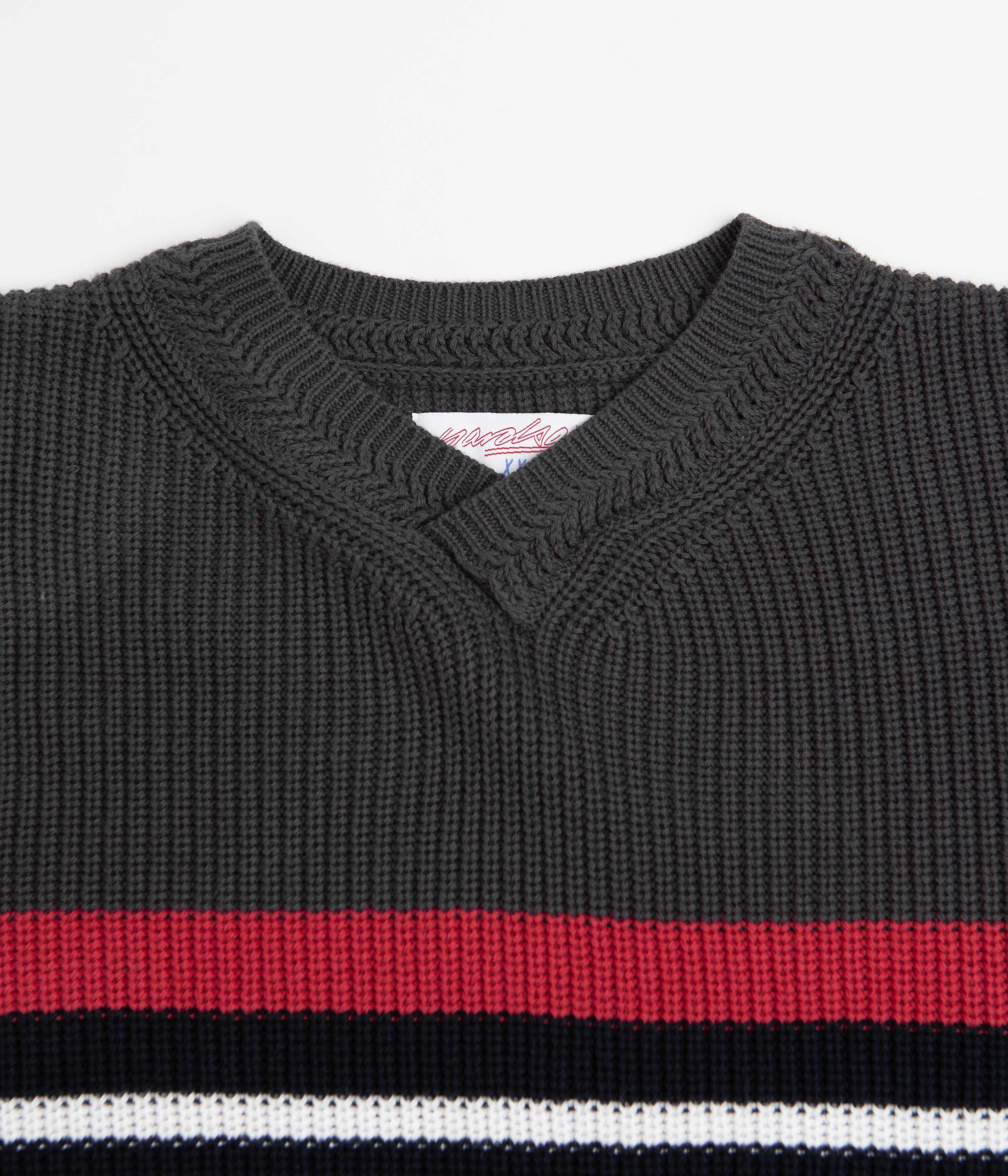 Yardsale Ryder V-Neck Sweatshirt - Grey - Image 2