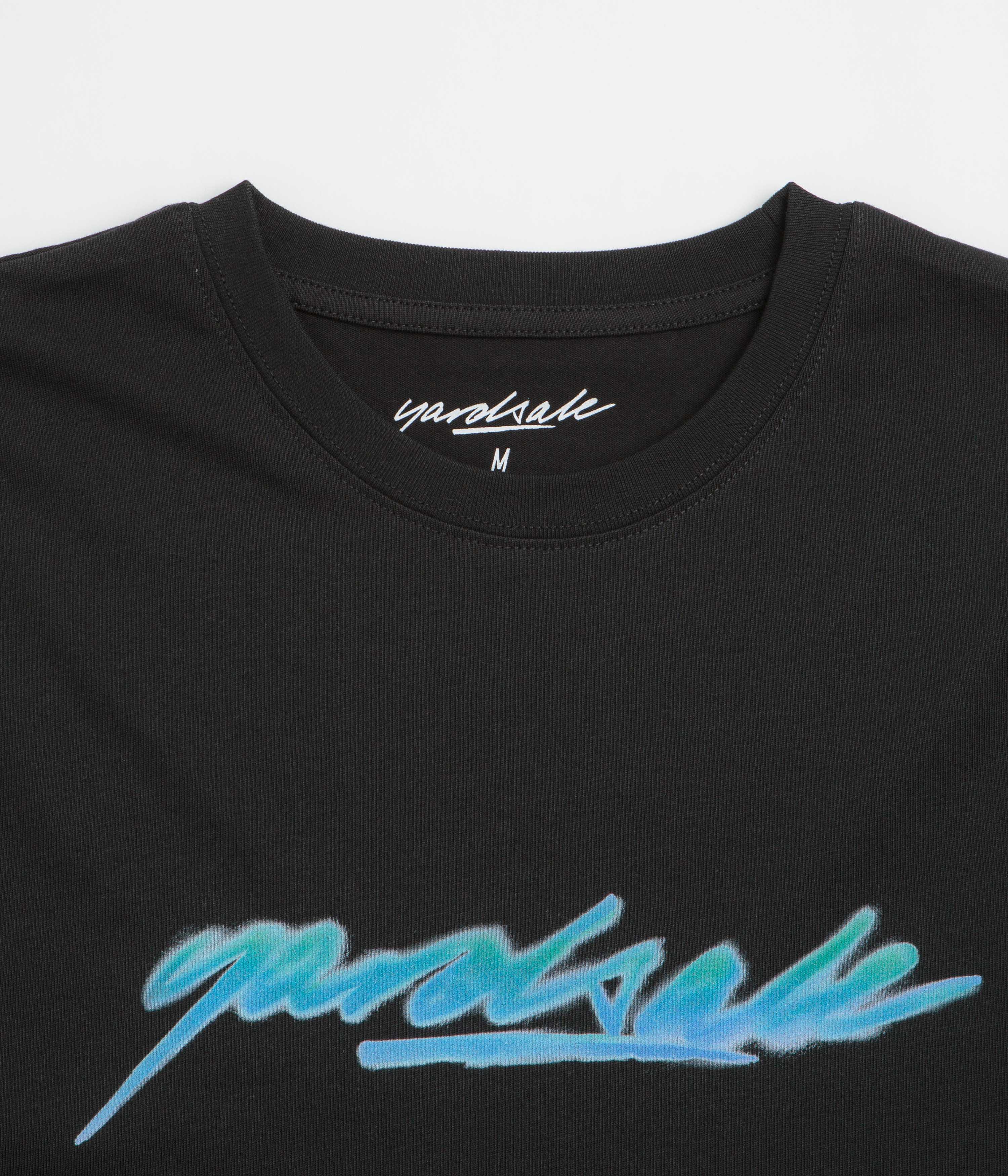 Yardsale Script Spray T-Shirt - Black - Image 2