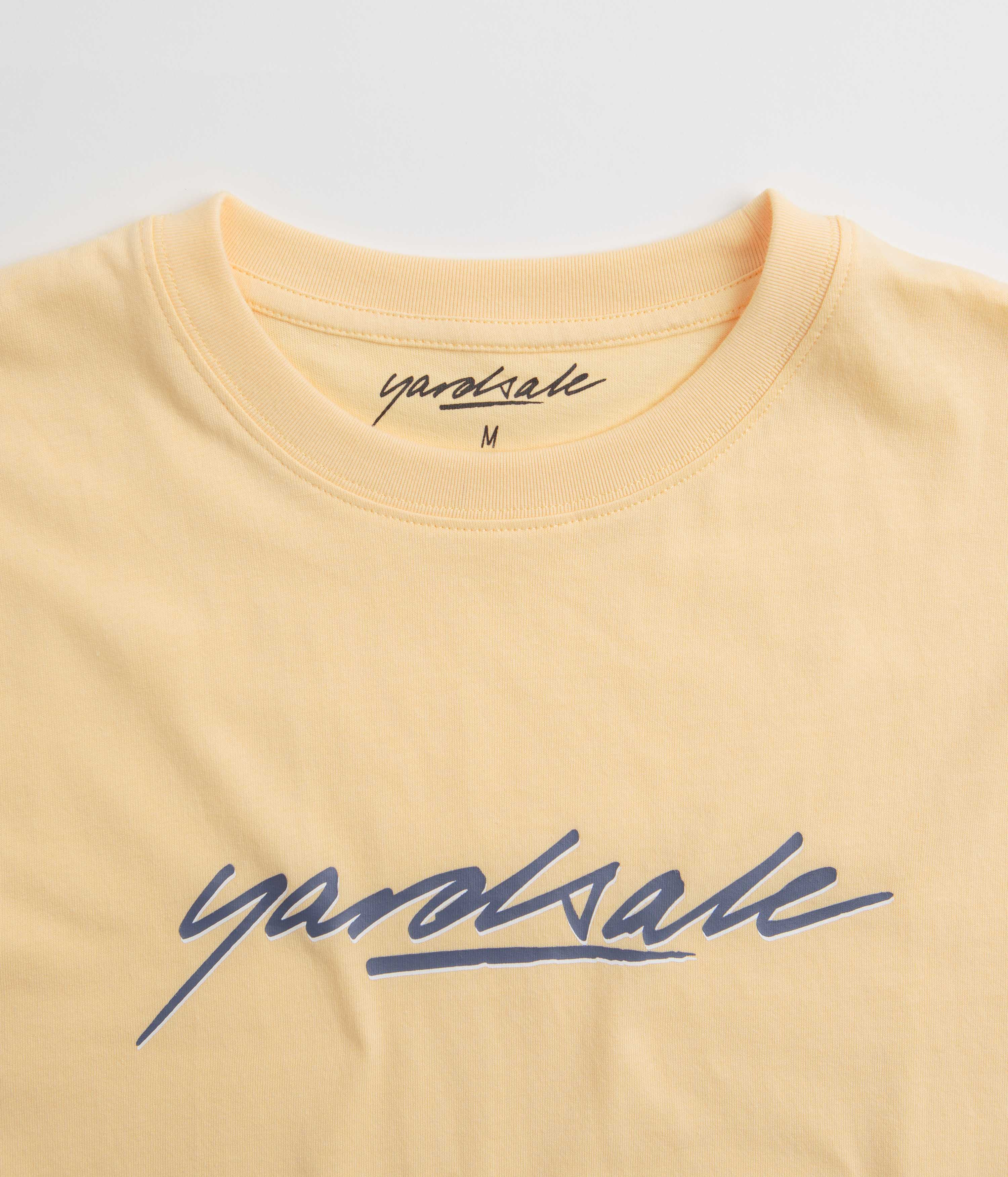 Yardsale Script T-Shirt - Yellow - Image 2