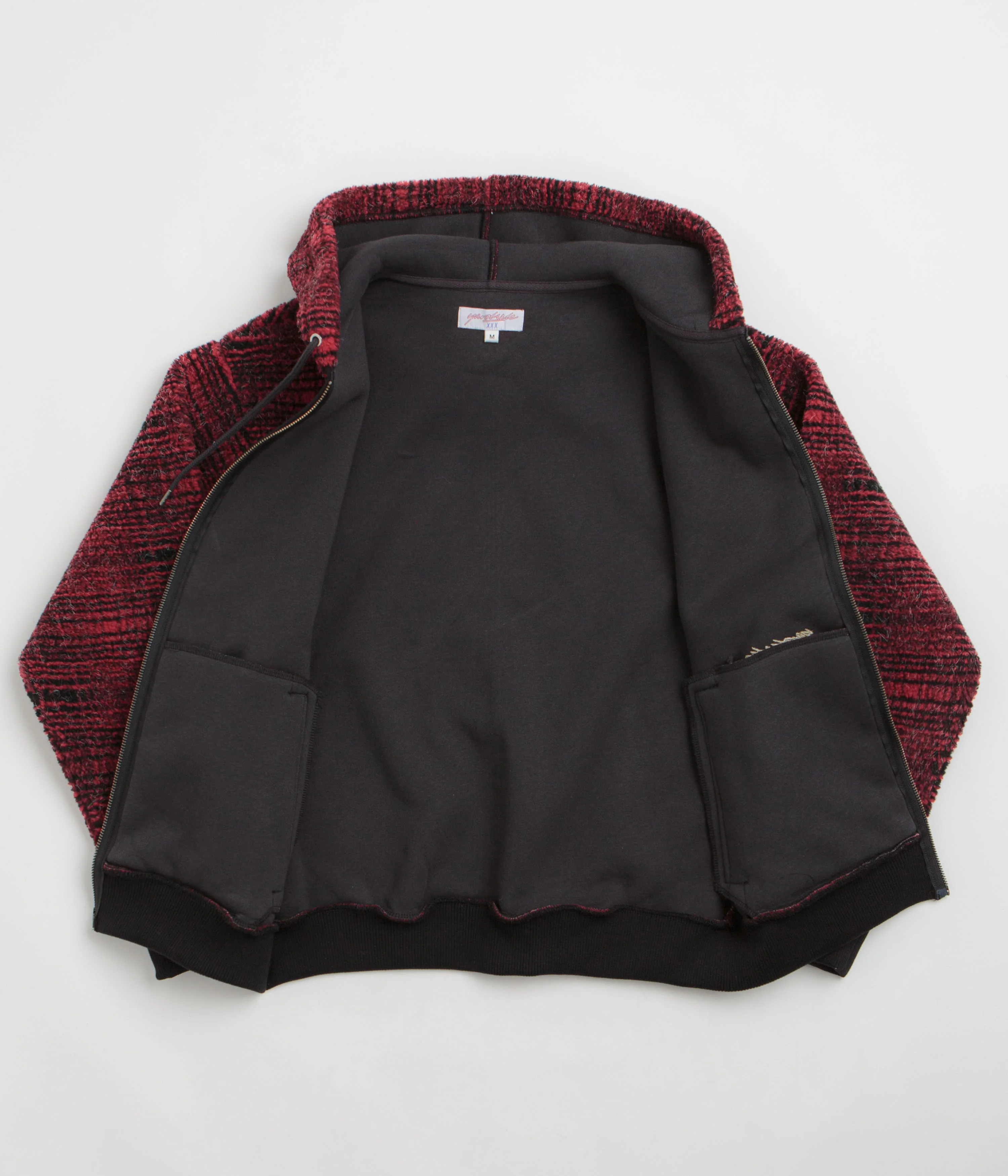 Yardsale Sherpa Fleece Hoodie - Red - Image 2