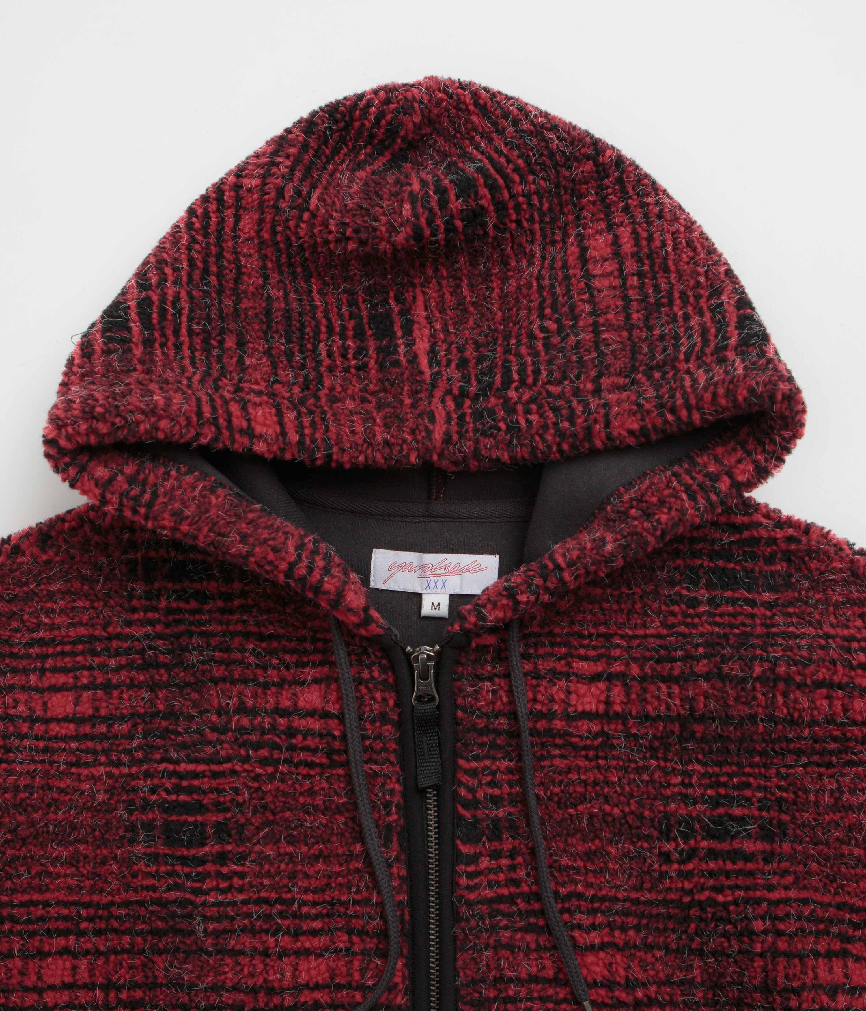 Yardsale Sherpa Fleece Hoodie - Red - Image 3