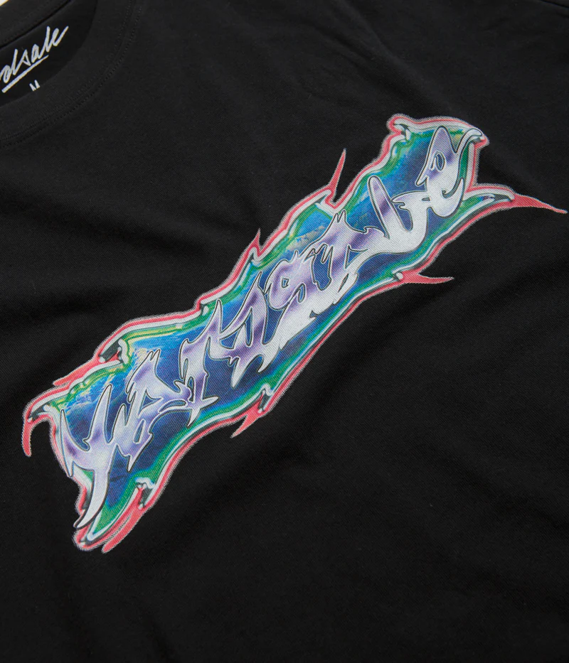 Yardsale Shiny T-Shirt - Black - Image 2