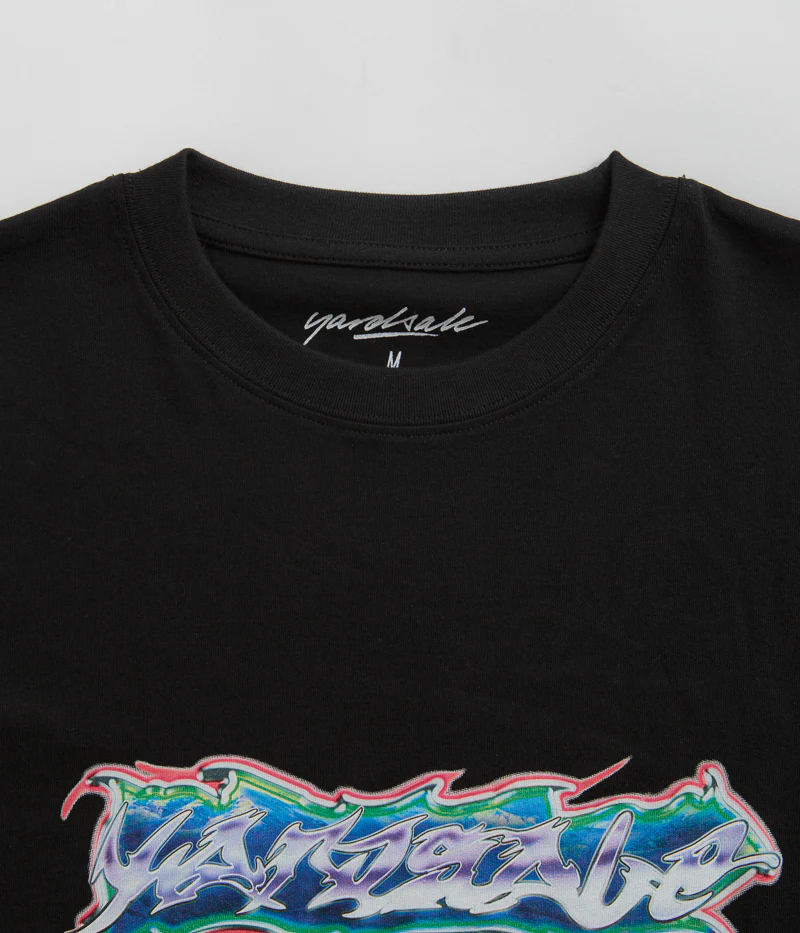 Yardsale Shiny T-Shirt - Black - Image 3