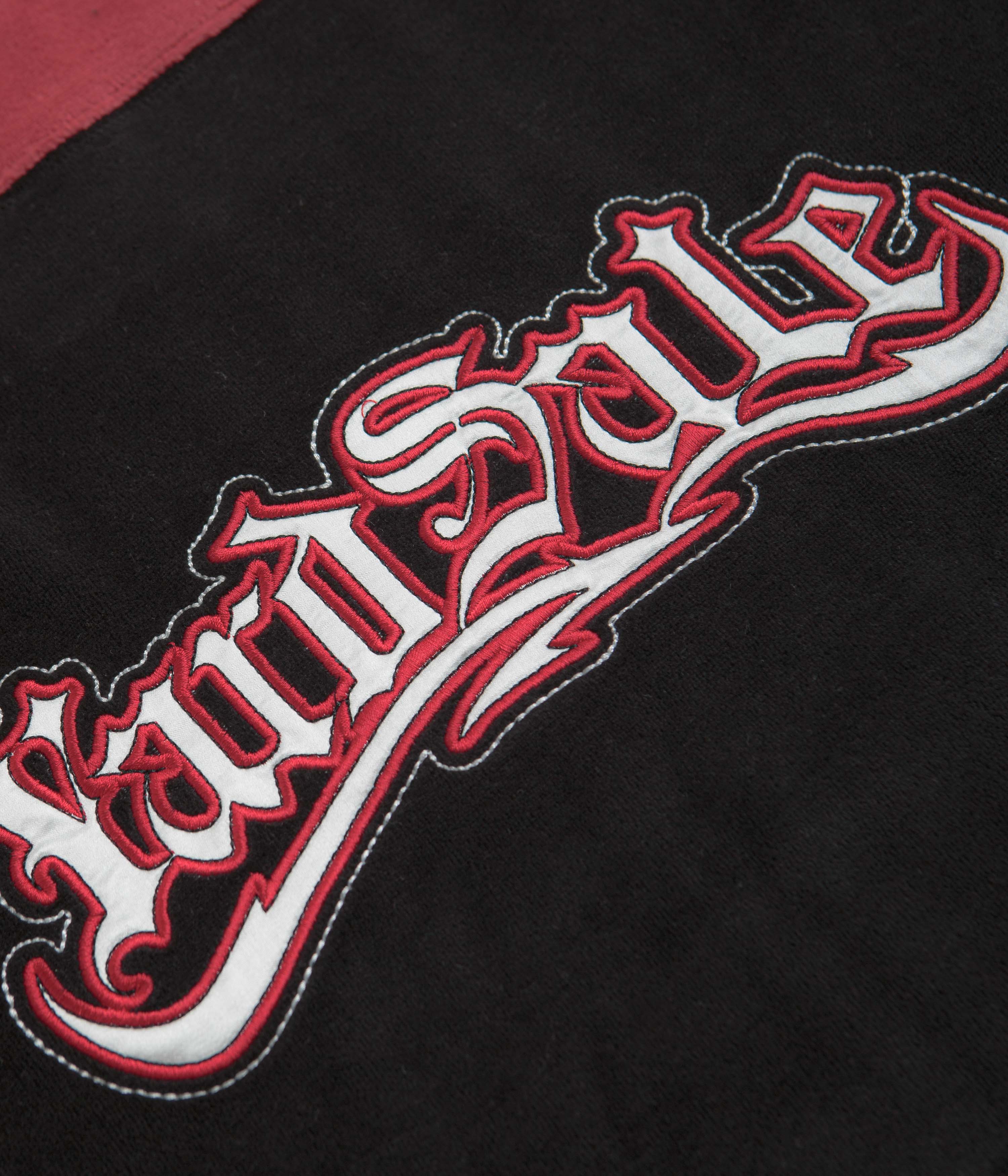 Yardsale Sierra Velour T-Shirt - Black / Red - Image 3