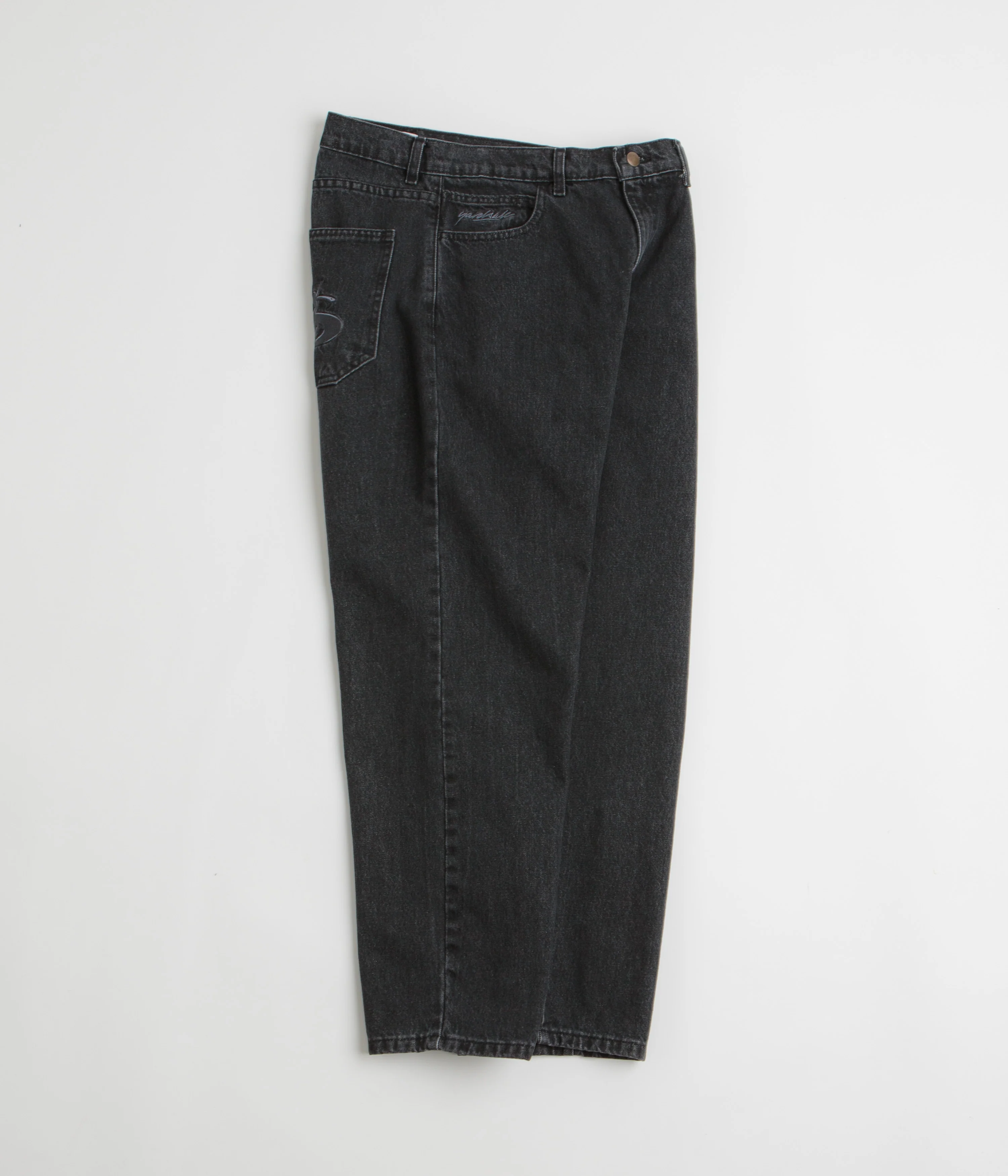 Yardsale Slub Stain Phantasy Jeans - Black - Image 2