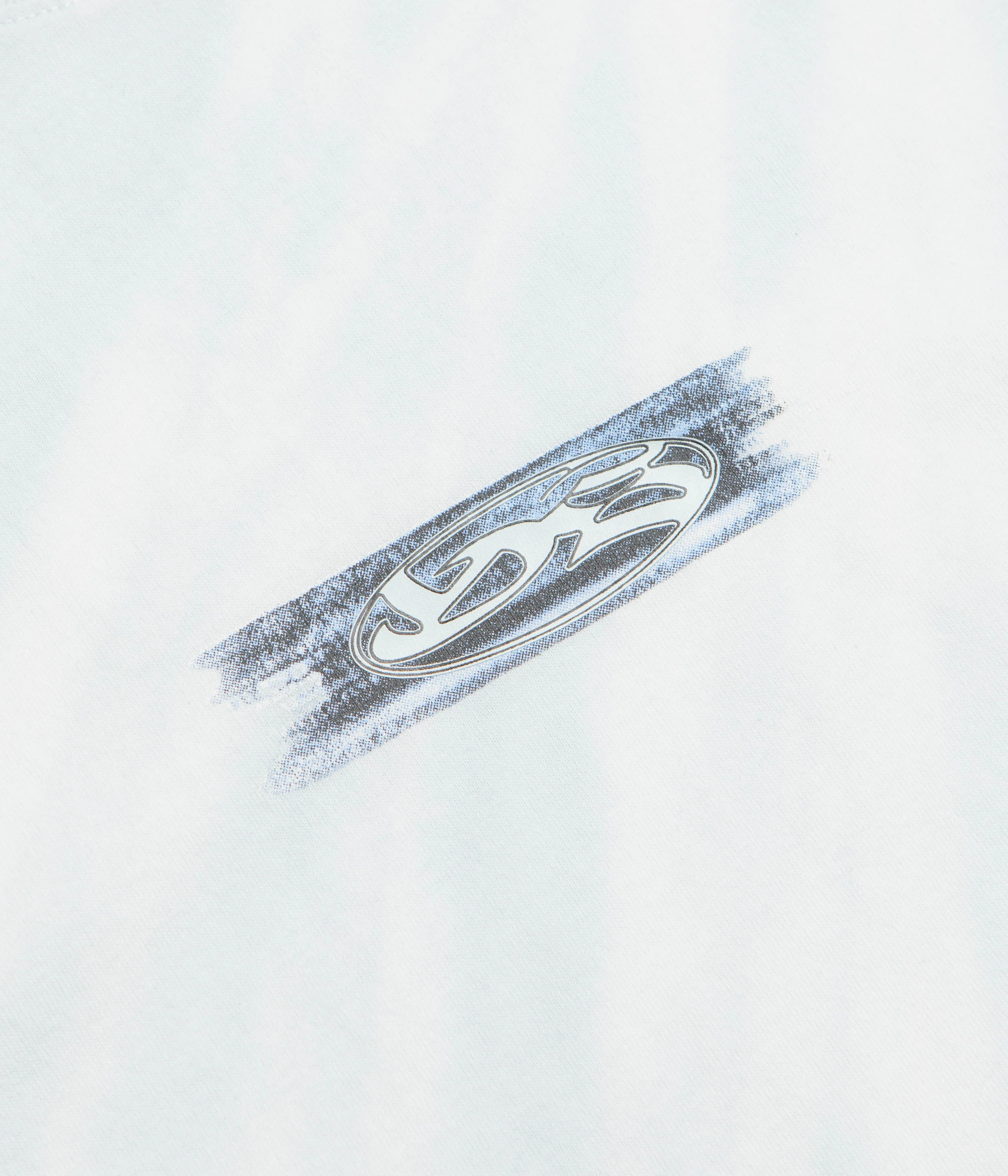 Yardsale Tie Dye Cool Waters T-Shirt - White - Image 3