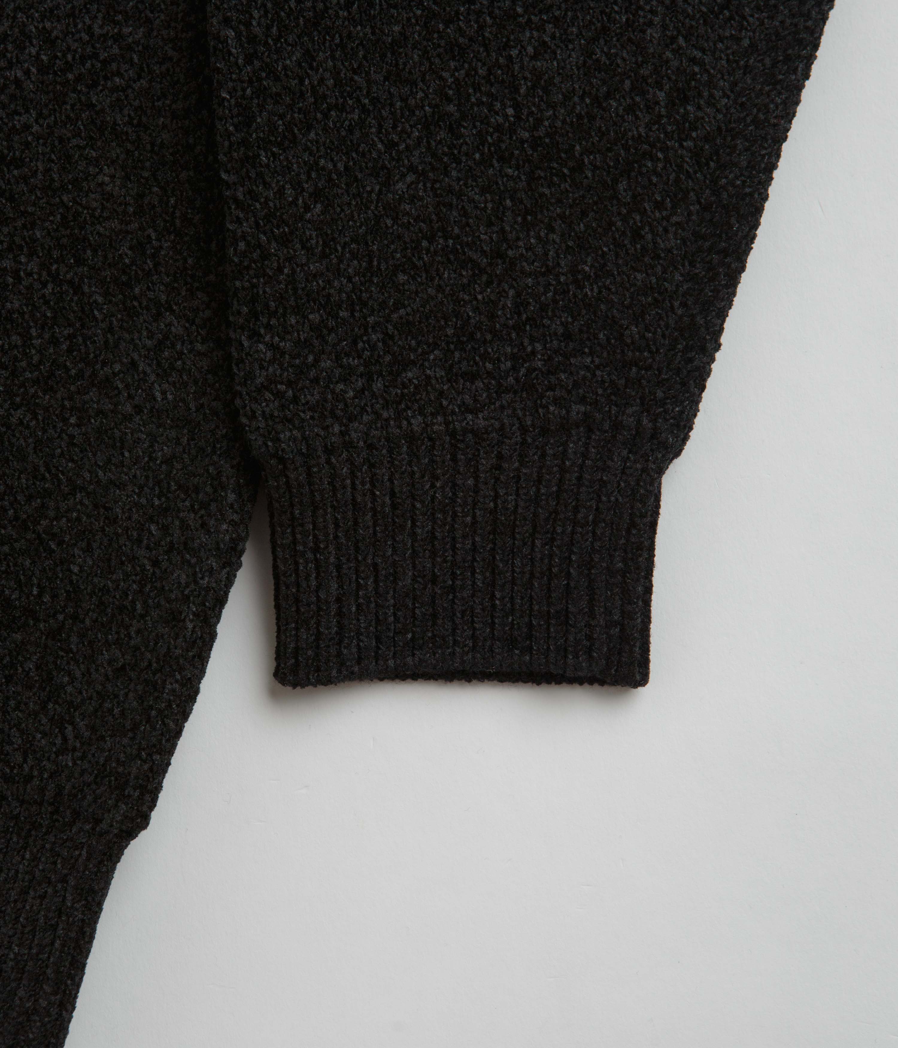 Yardsale Tri Chenille Crewneck Sweatshirt - Black / Stone - Image 4