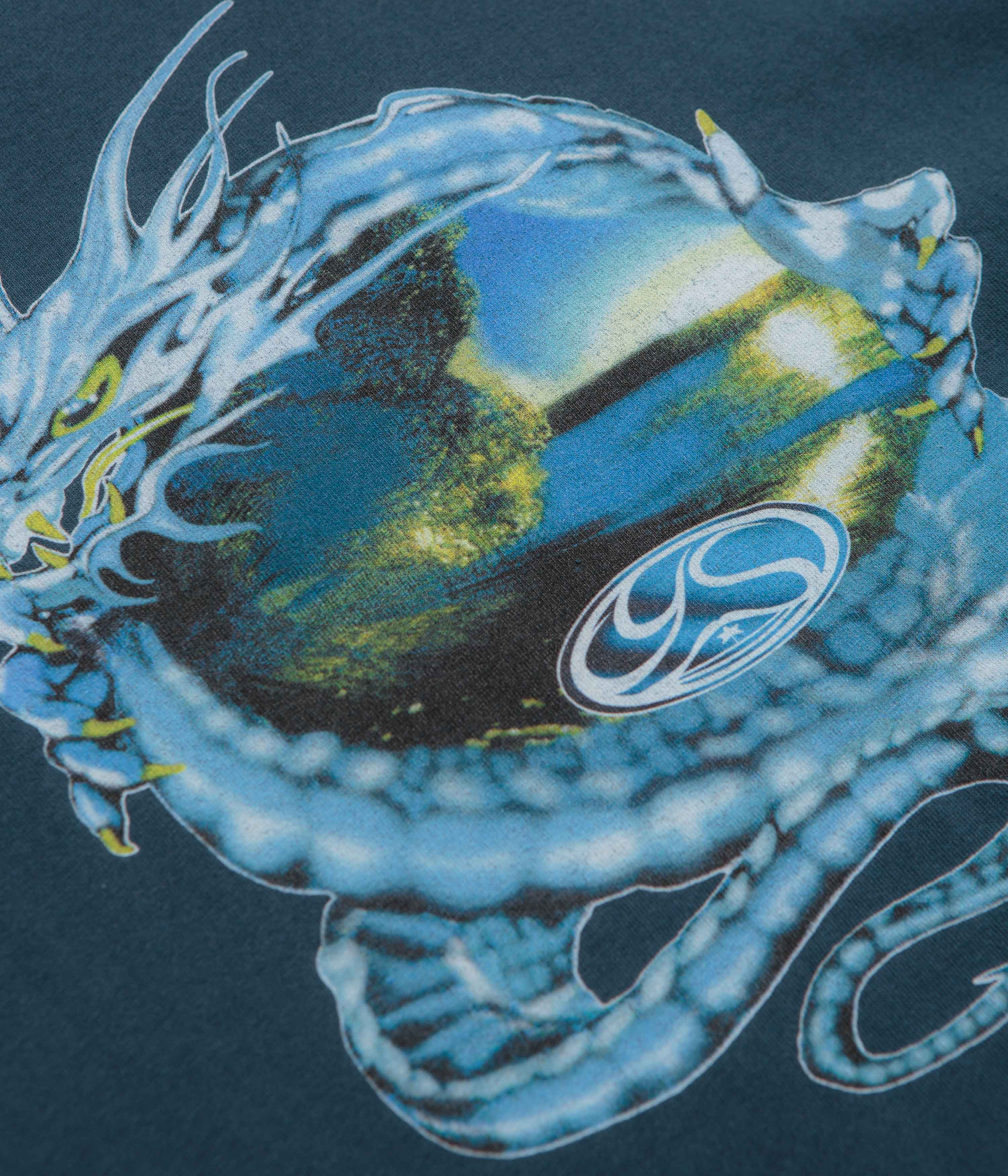 Yardsale Wave Serpent T-Shirt - Navy - Image 3