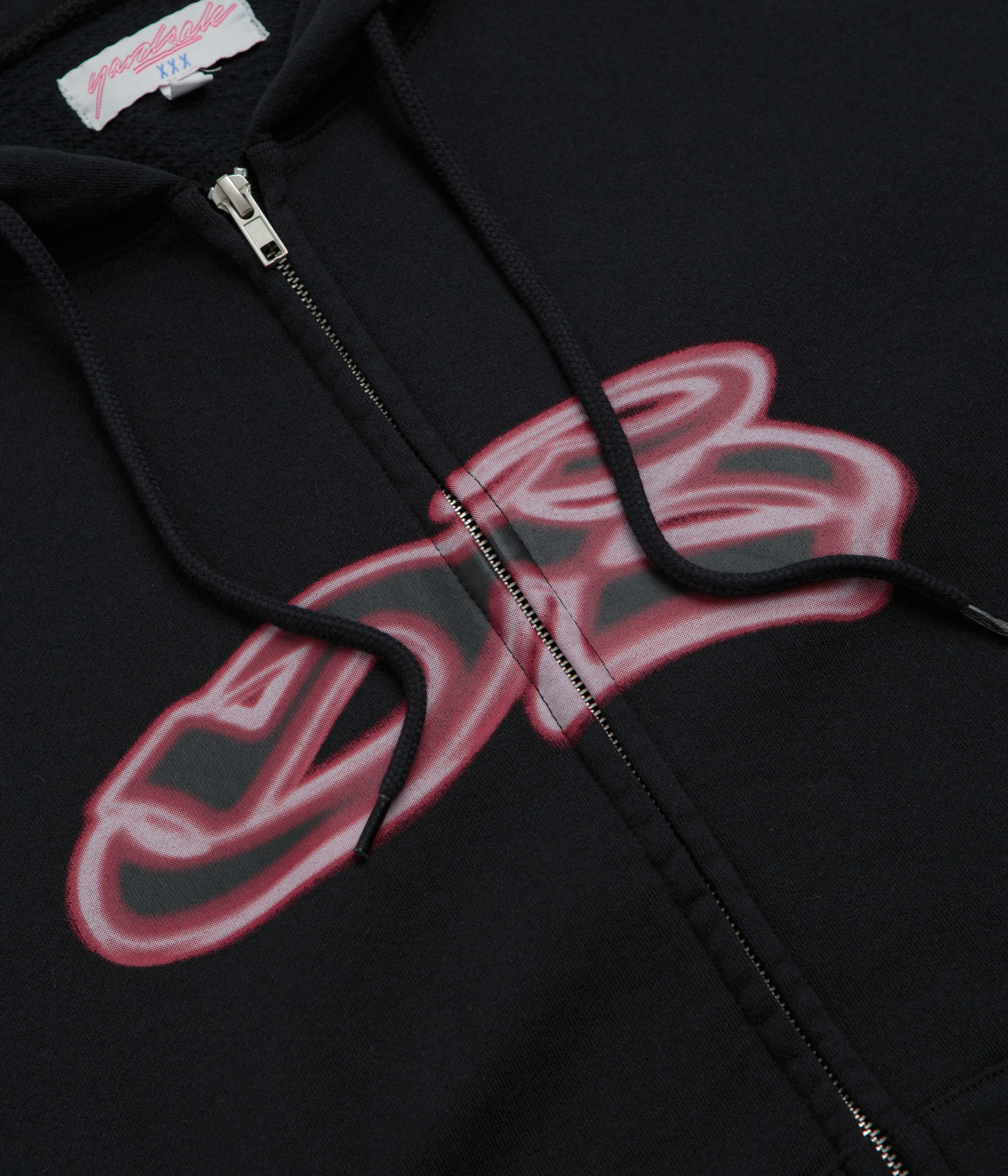 Yardsale YS Spray Full Zip Hoodie - Charcoal - Image 4