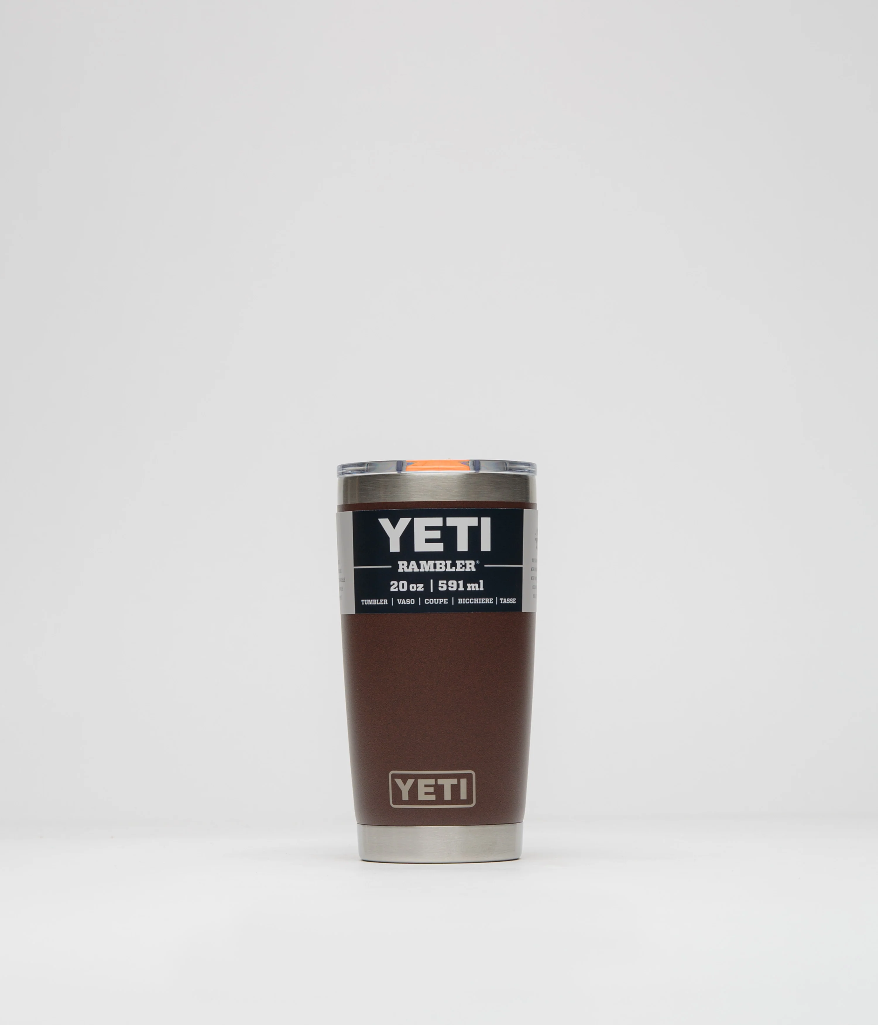 Yeti Rambler Tumbler V2 20oz - Wetlands Brown