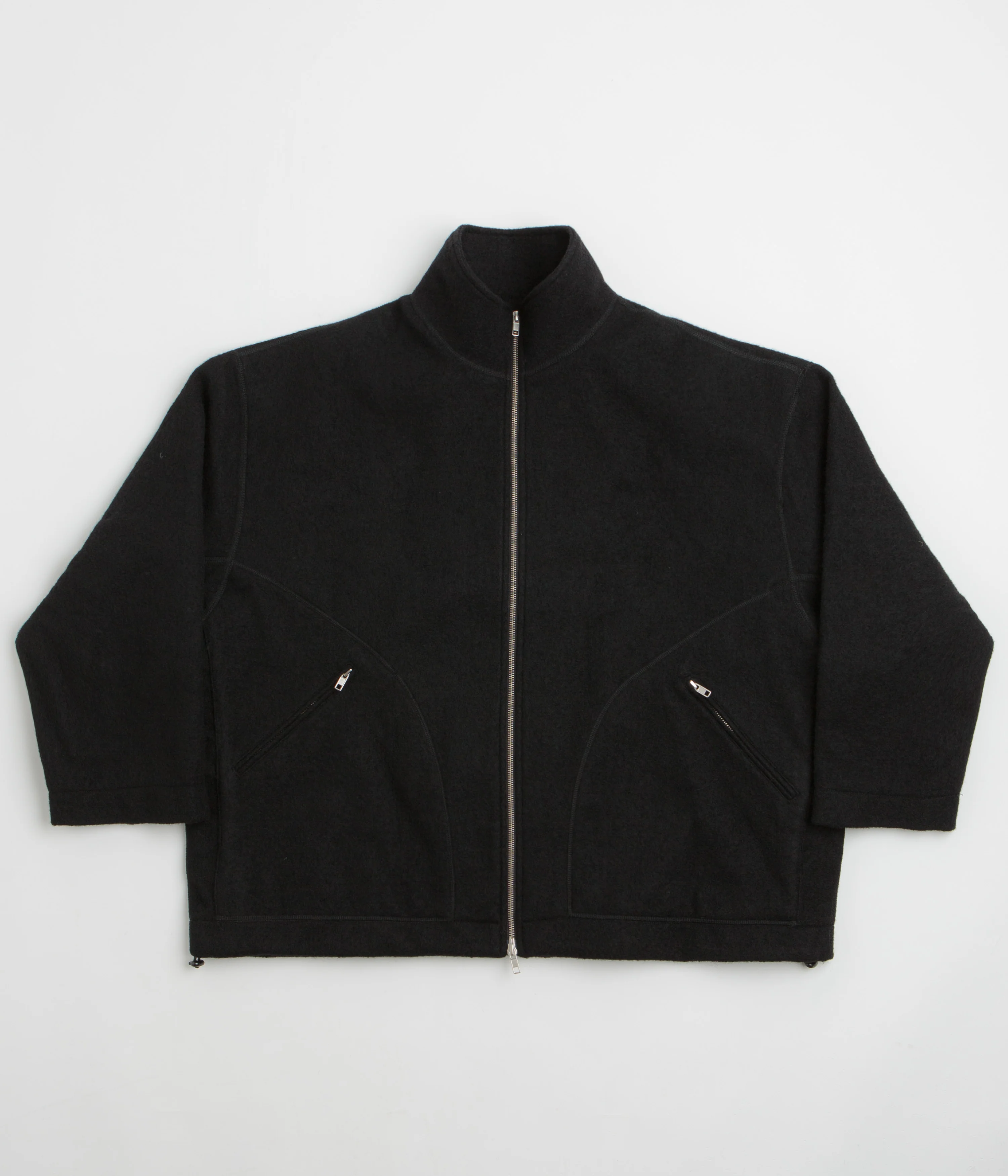 YMC Aaron Zip Fleece Jacket - Black