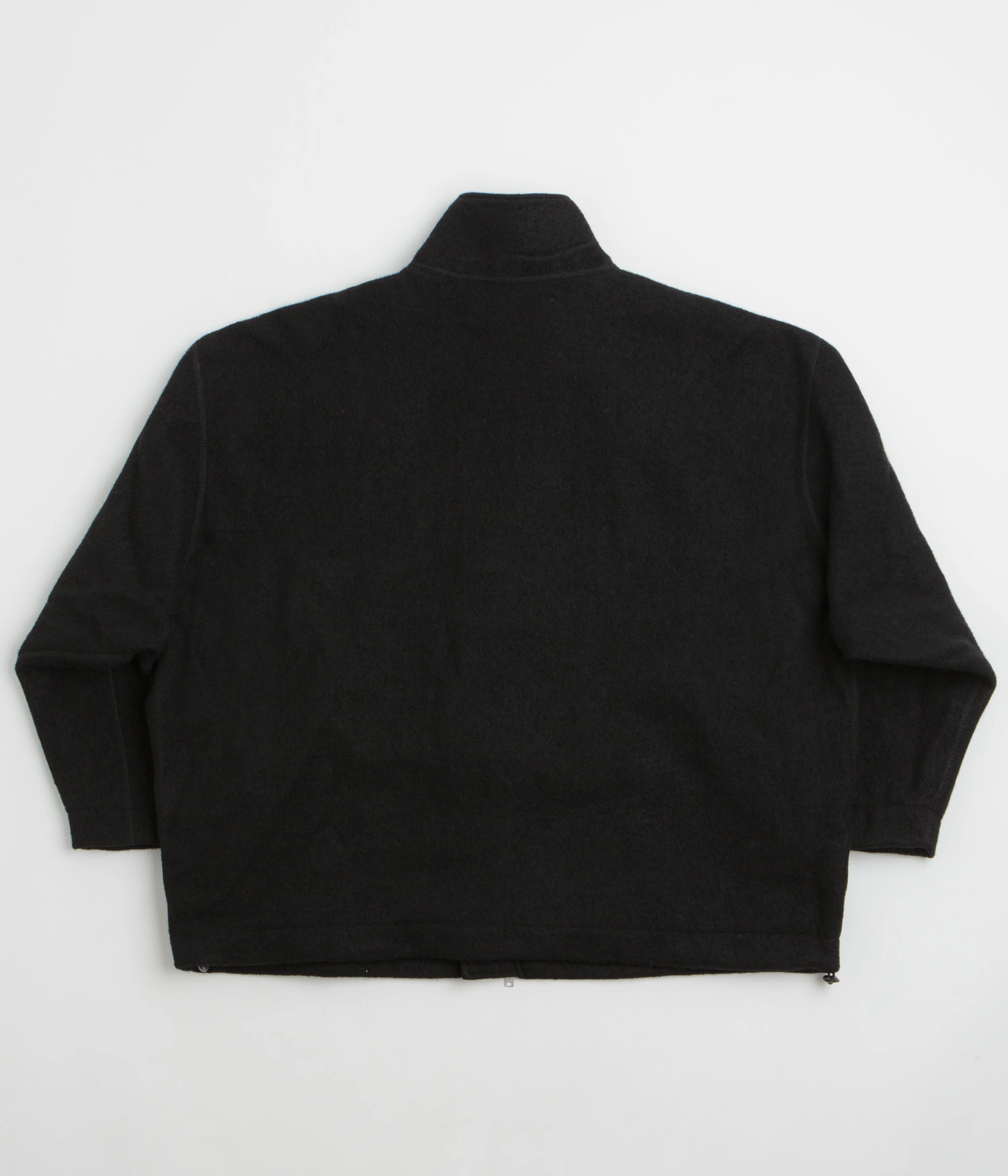 YMC Aaron Zip Fleece Jacket - Black - Image 3