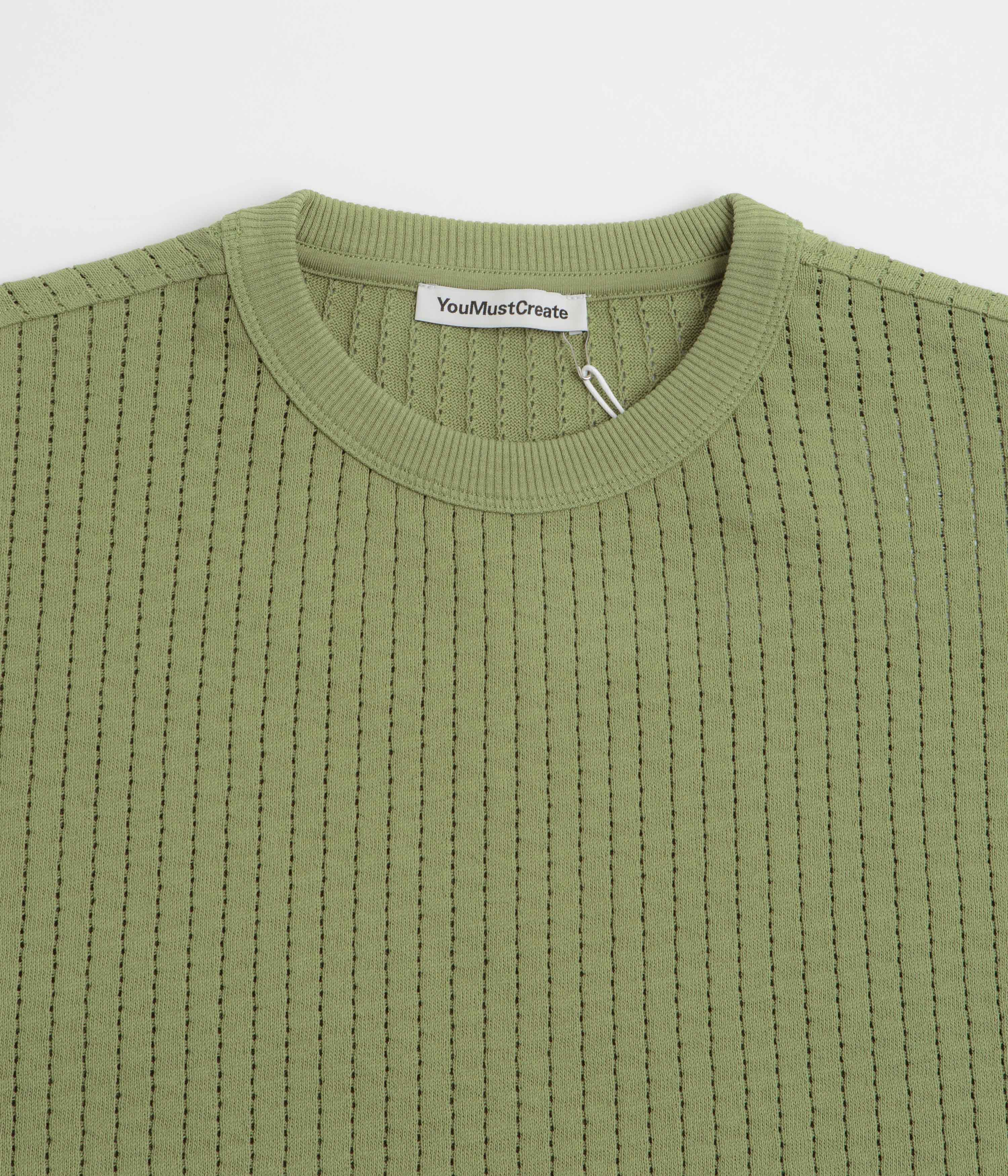 YMC Fauss Crewneck Sweatshirt - Green - Image 4