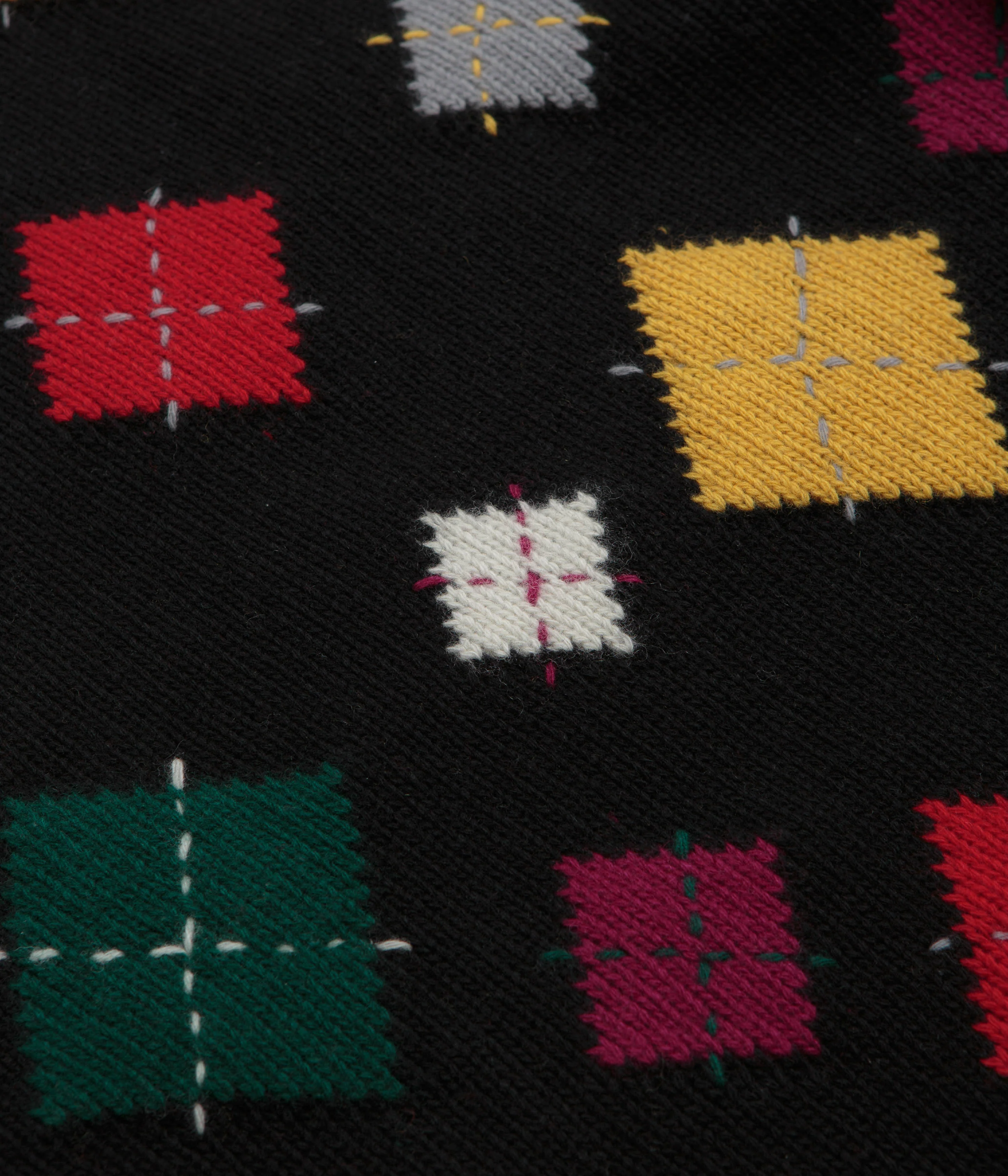 YMC Flint Knit Crewneck Sweatshirt - Black - Image 3