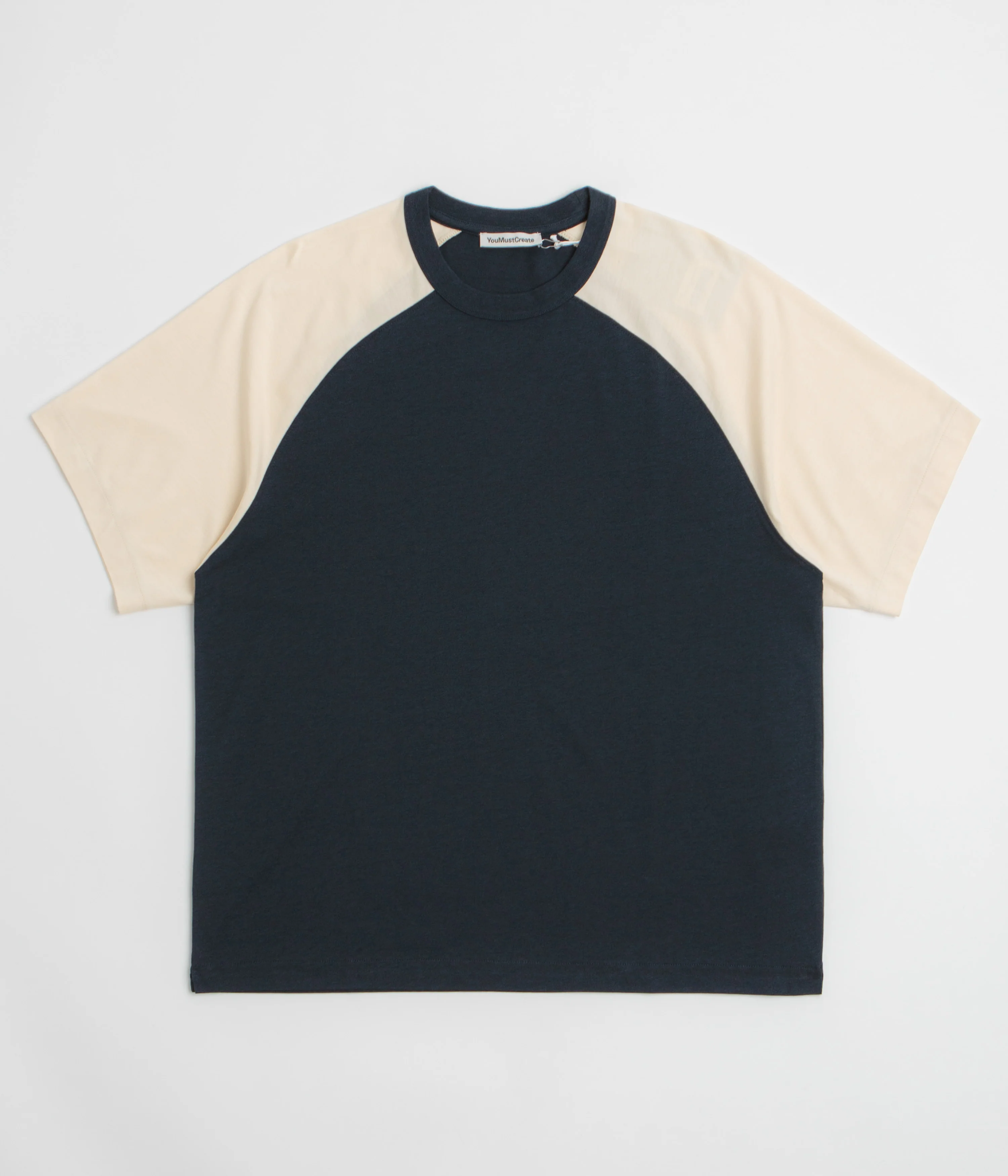 YMC Triple Raglan T-Shirt - Navy