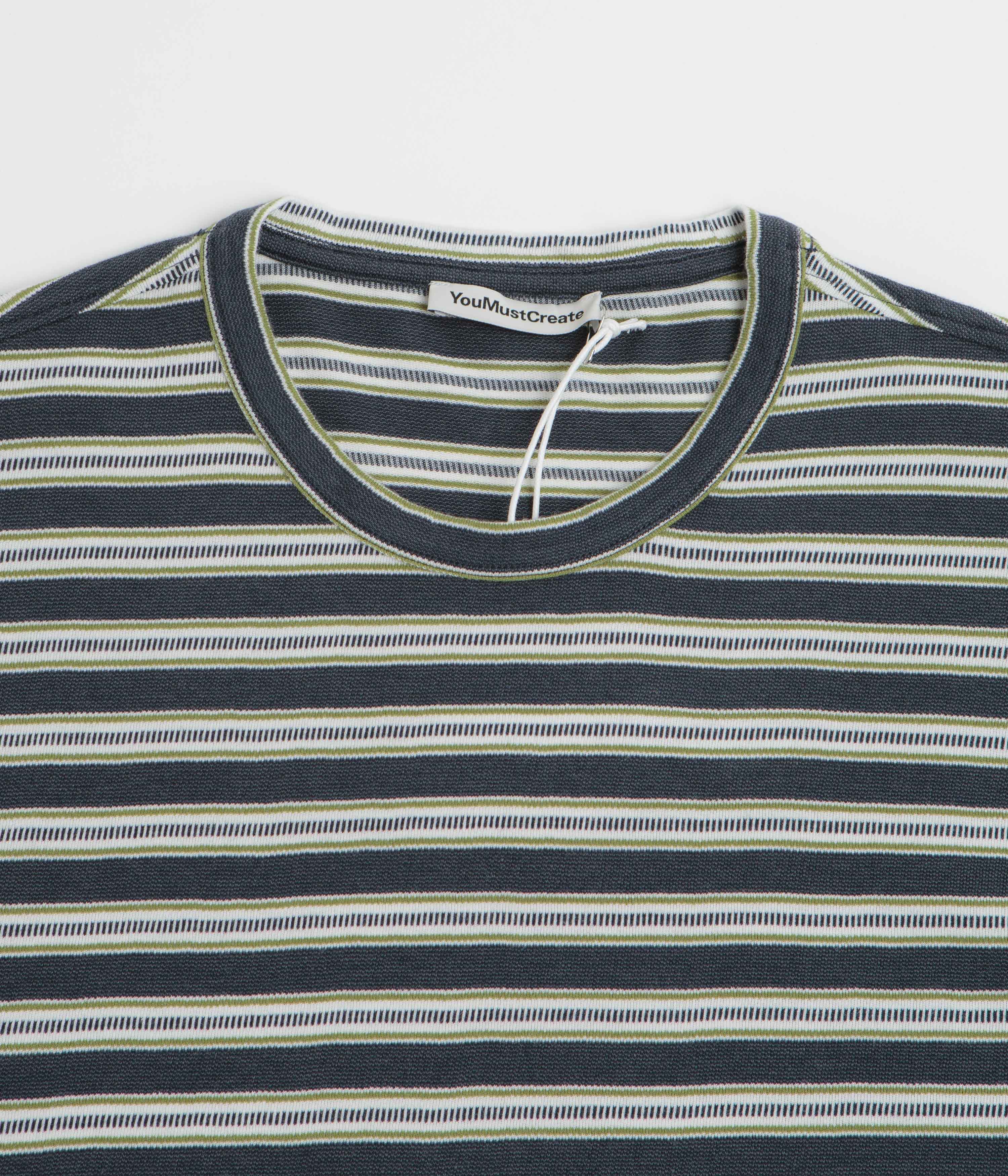 YMC Triple T-Shirt - Black / White / Multi - Image 3