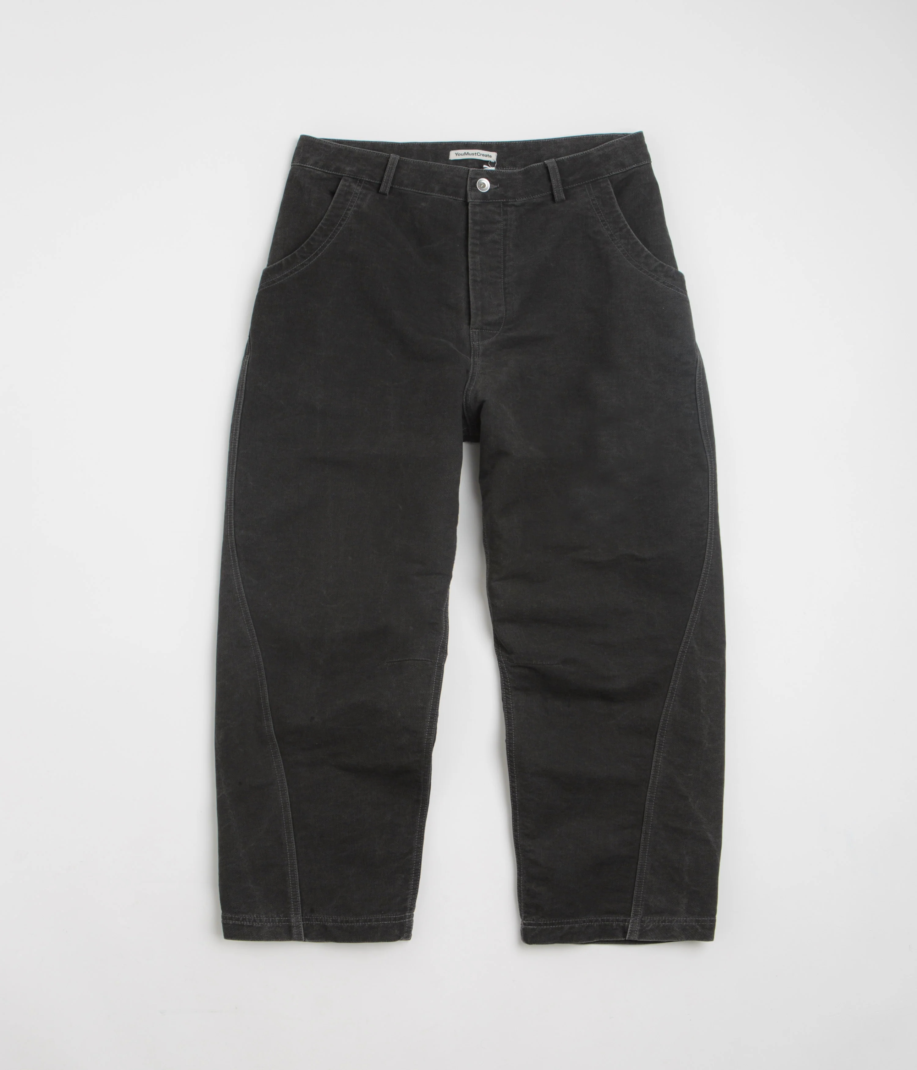 YMC Twisted Seam Jeans - Charcoal