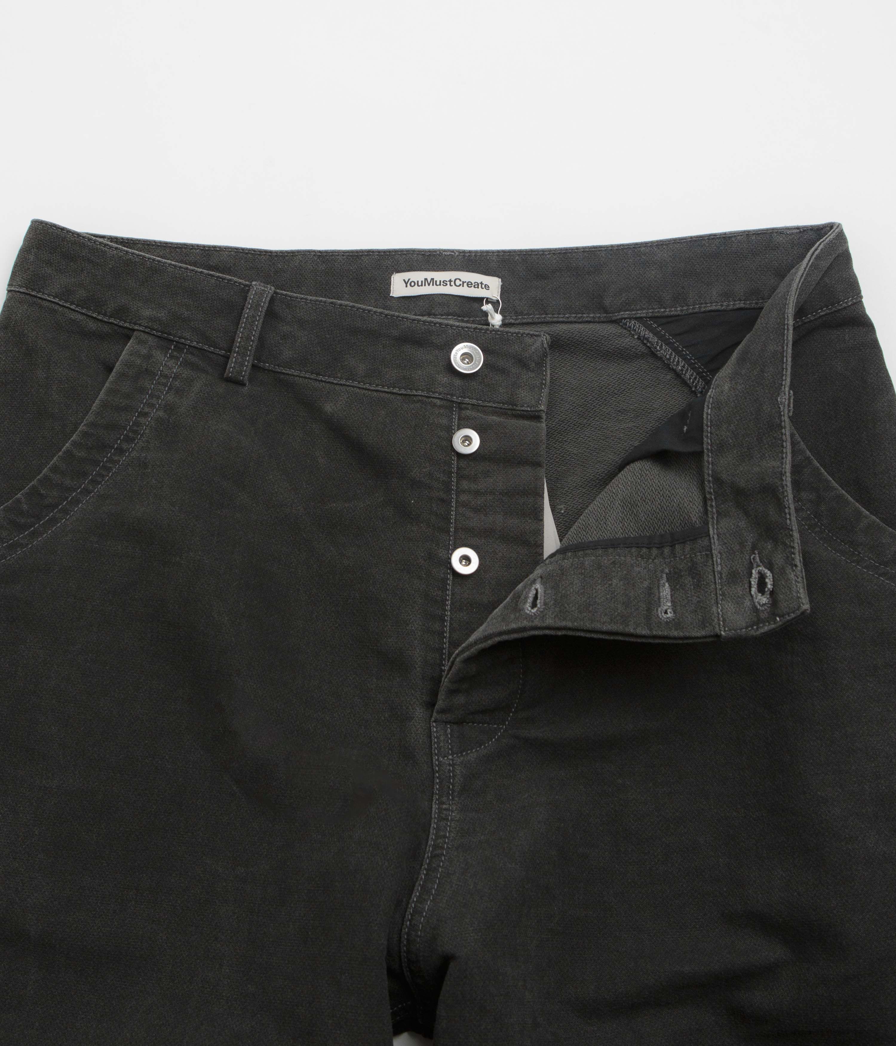YMC Twisted Seam Jeans - Charcoal - Image 5