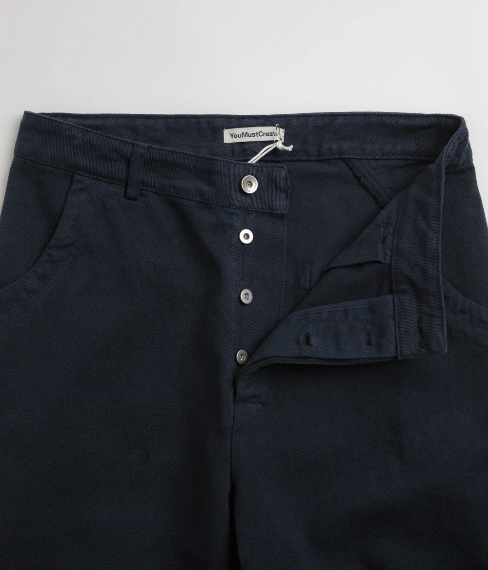 YMC Twisted Seam Trousers - Navy - Image 5