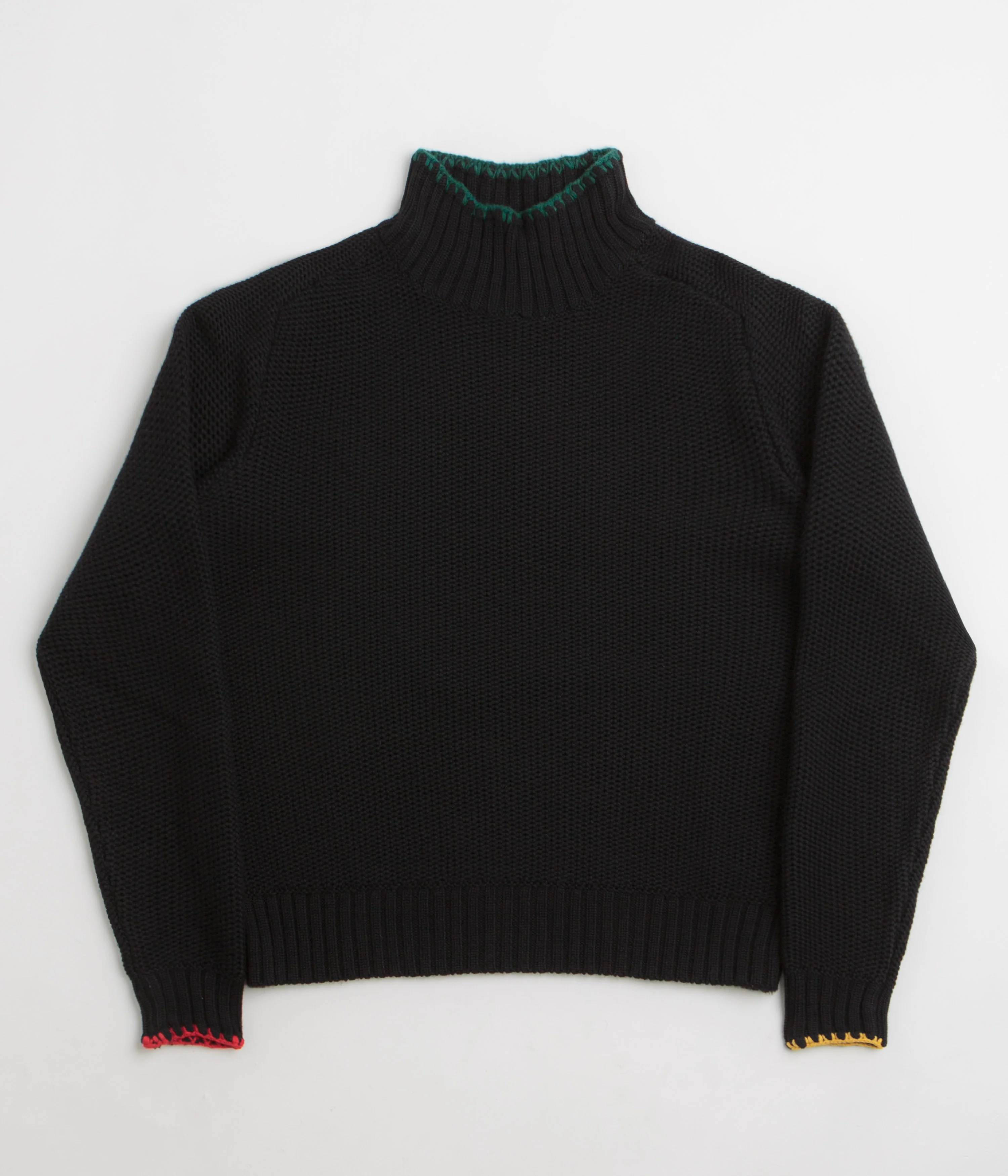 YMC Yips Knit Crewneck Sweatshirt - Black
